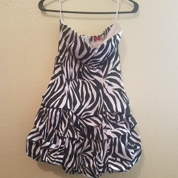 Ruby Rox Zebra Dress - Picture 3 of 4
